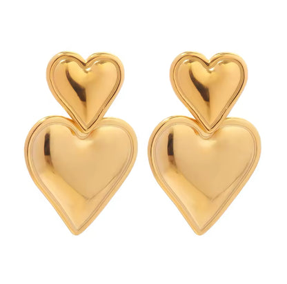 DOUBLE HEART - EARRINGS