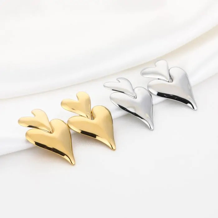 DOUBLE HEART - EARRINGS