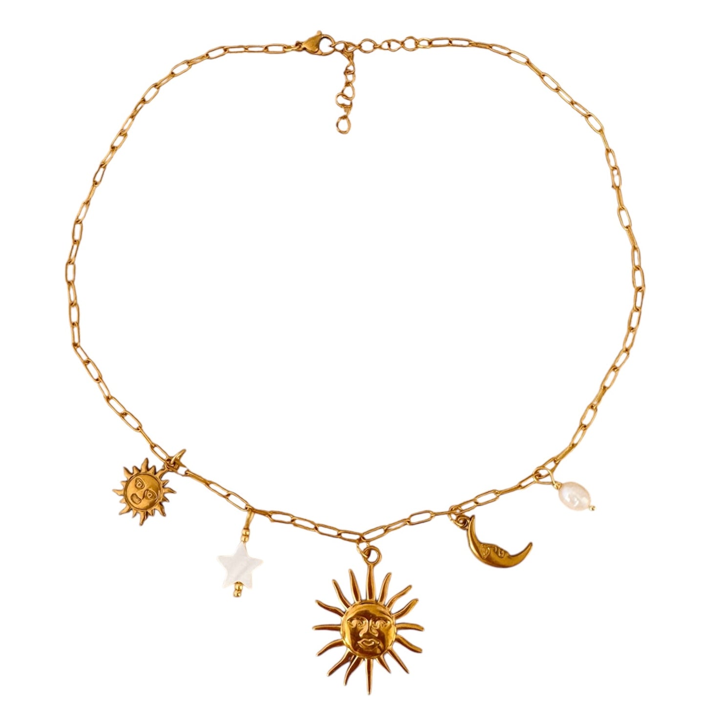 MOON AND SUN - NECKLACE