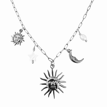 MOON AND SUN - NECKLACE